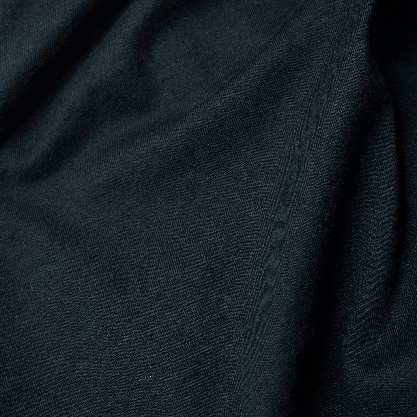 Navy Long Line Crew Neck Tee