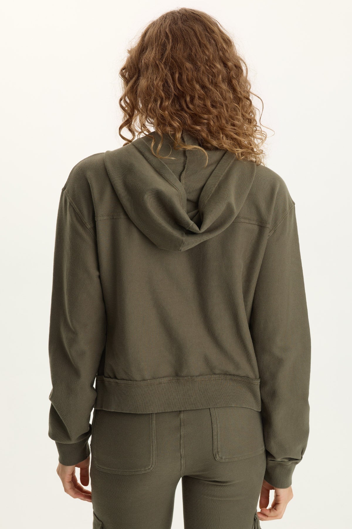 Balfore Twill Knit Hooded Bomber