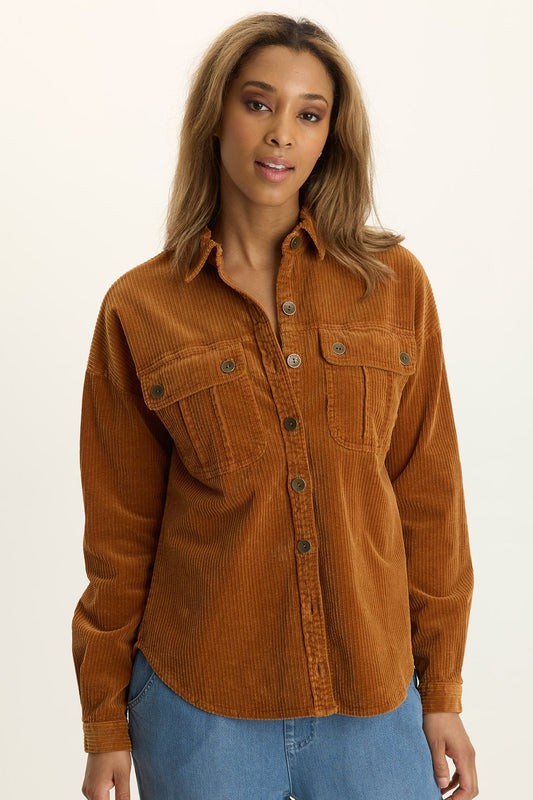 Smithson Corduroy Relaxed-Fit Shacket