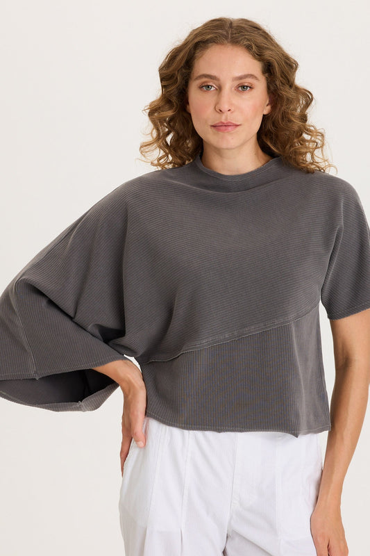Gilchrist Asymmetrical Sleeve Top