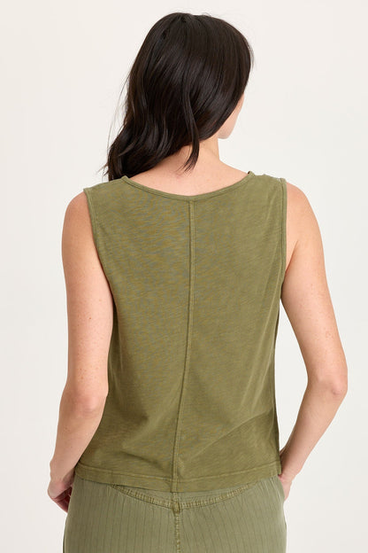 Siska Pinstripe V-Neck Tank