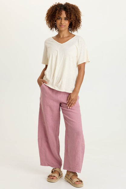 Nao Linen Barrel Crop