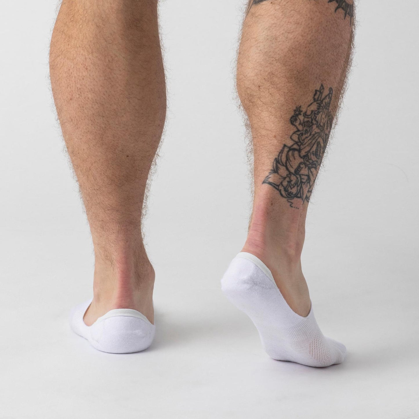 White Never Show Socks 12-Pack