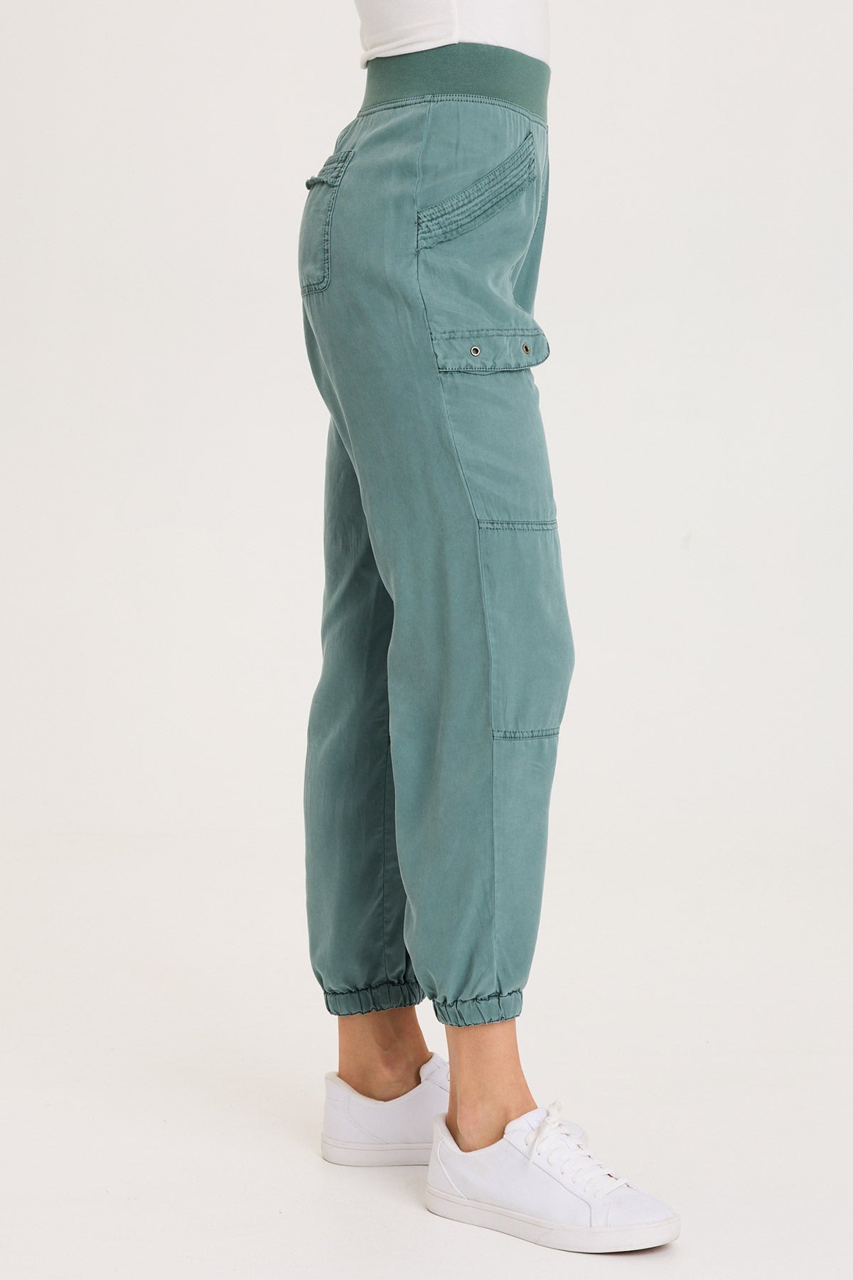 Chattaway Twill Banded 'Jogger' Pant