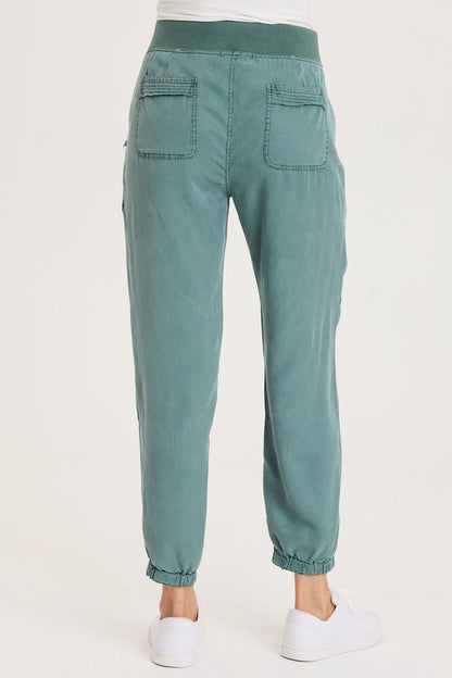Chattaway Twill Banded 'Jogger' Pant