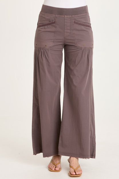 Brently Poplin Wide Leg Pant