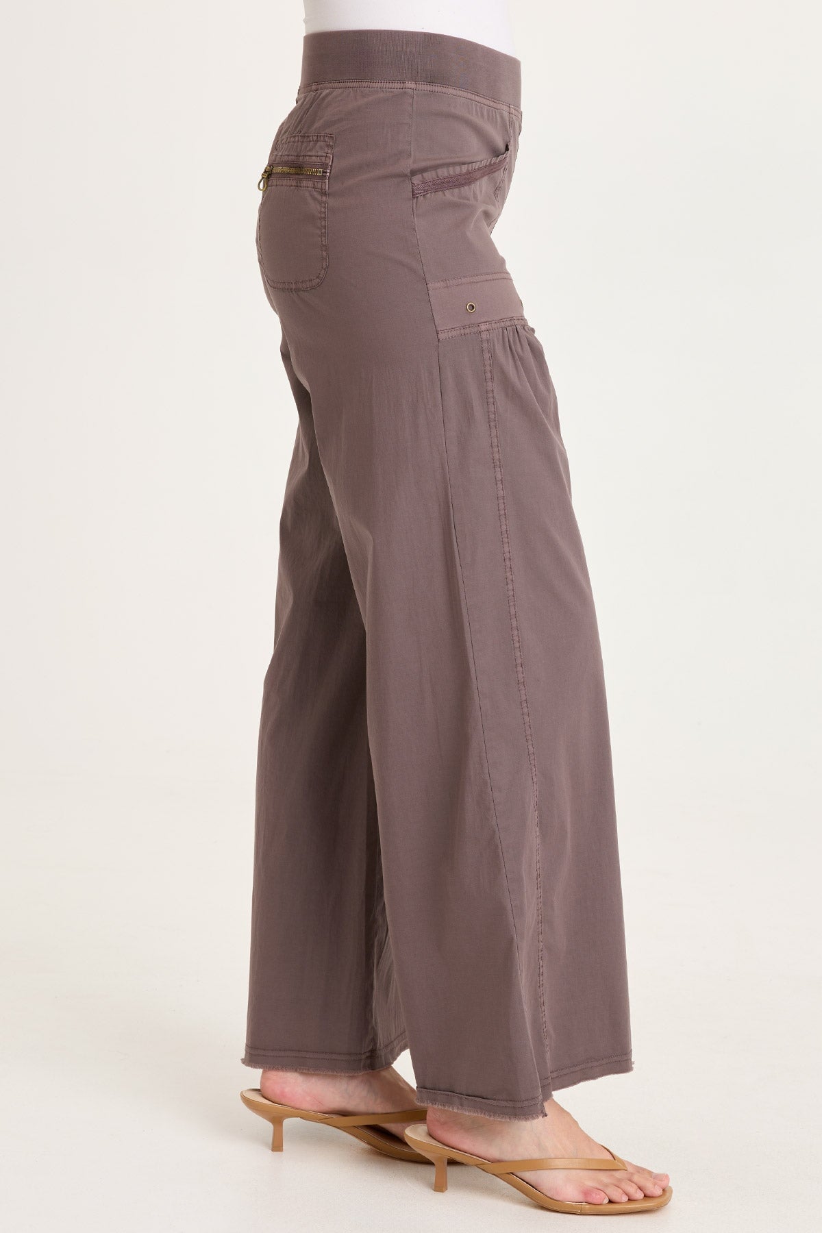 Brently Poplin Wide Leg Pant