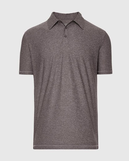Heather Cocoa Active Polo 2.0