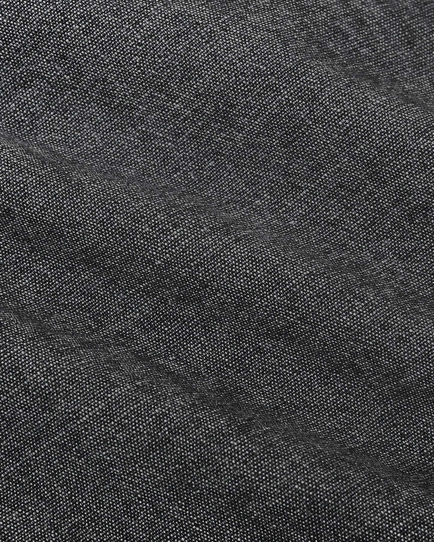 Black Wash Short Sleeve Stretch Chambray Shirt
