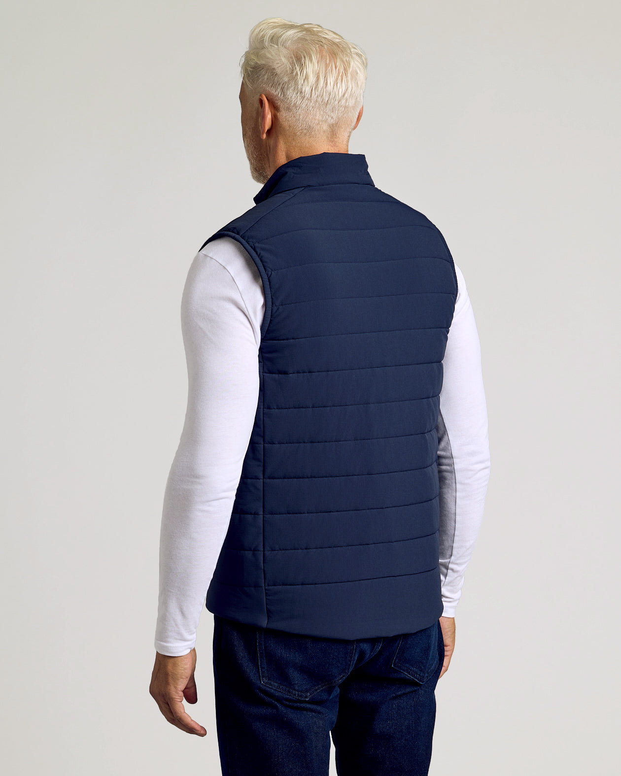 Navy Puffer Vest