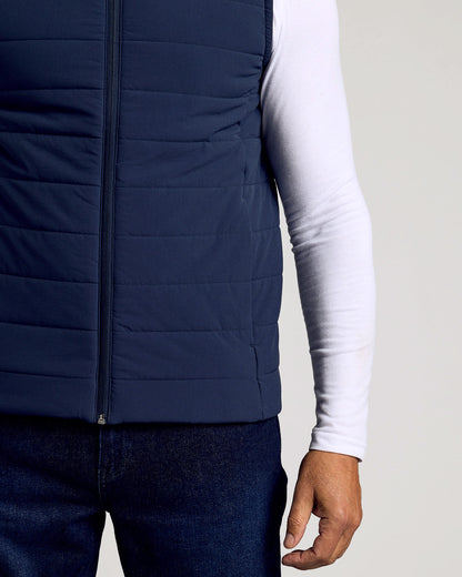 Navy Puffer Vest