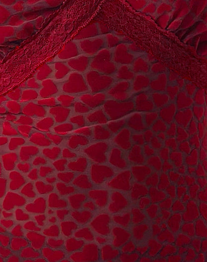Alcesta Cami Top in Heart Flock Maroon