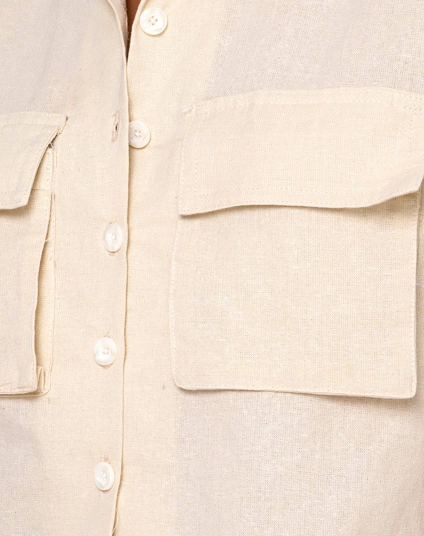Alka Shirt in Ecru