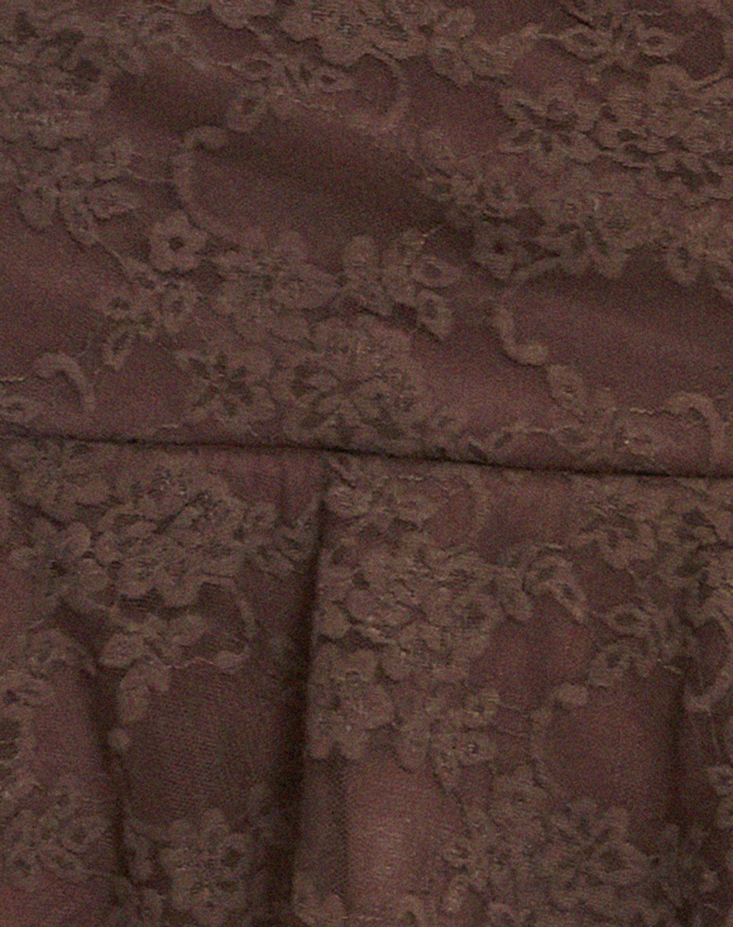 Ashila Mini Dress in Lace Chestnut Brown