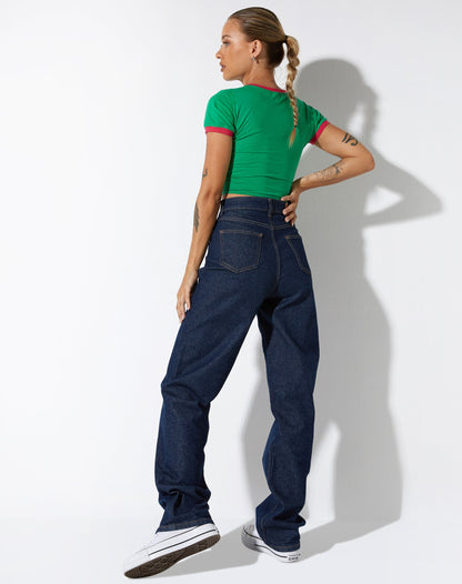 Babe Tee in Fun Green Teddy Cuddle