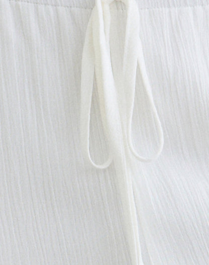 Basma Bloomer Trouser in Rayon White