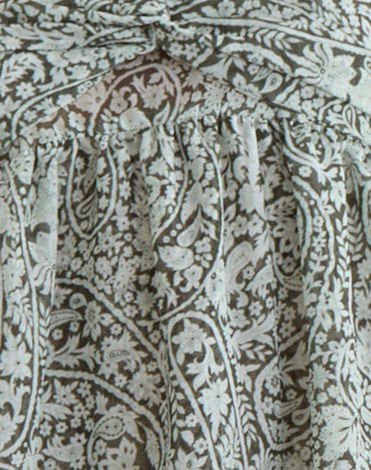 Belira Bandeau Top in Bloom Paisley Pale Blue