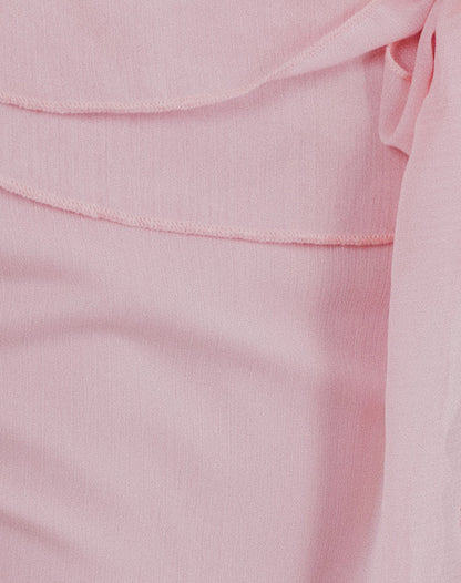 Binita Mini Dress in Chiffon Peony