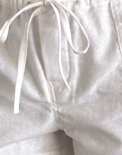 Bolaxi Short in Off White Linen