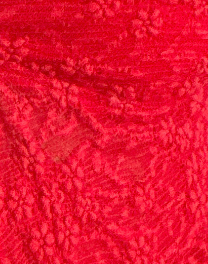 Briony Top in Lace Red