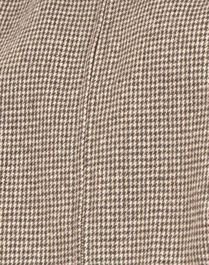 Carlo Cropped Jacket in Check Brown