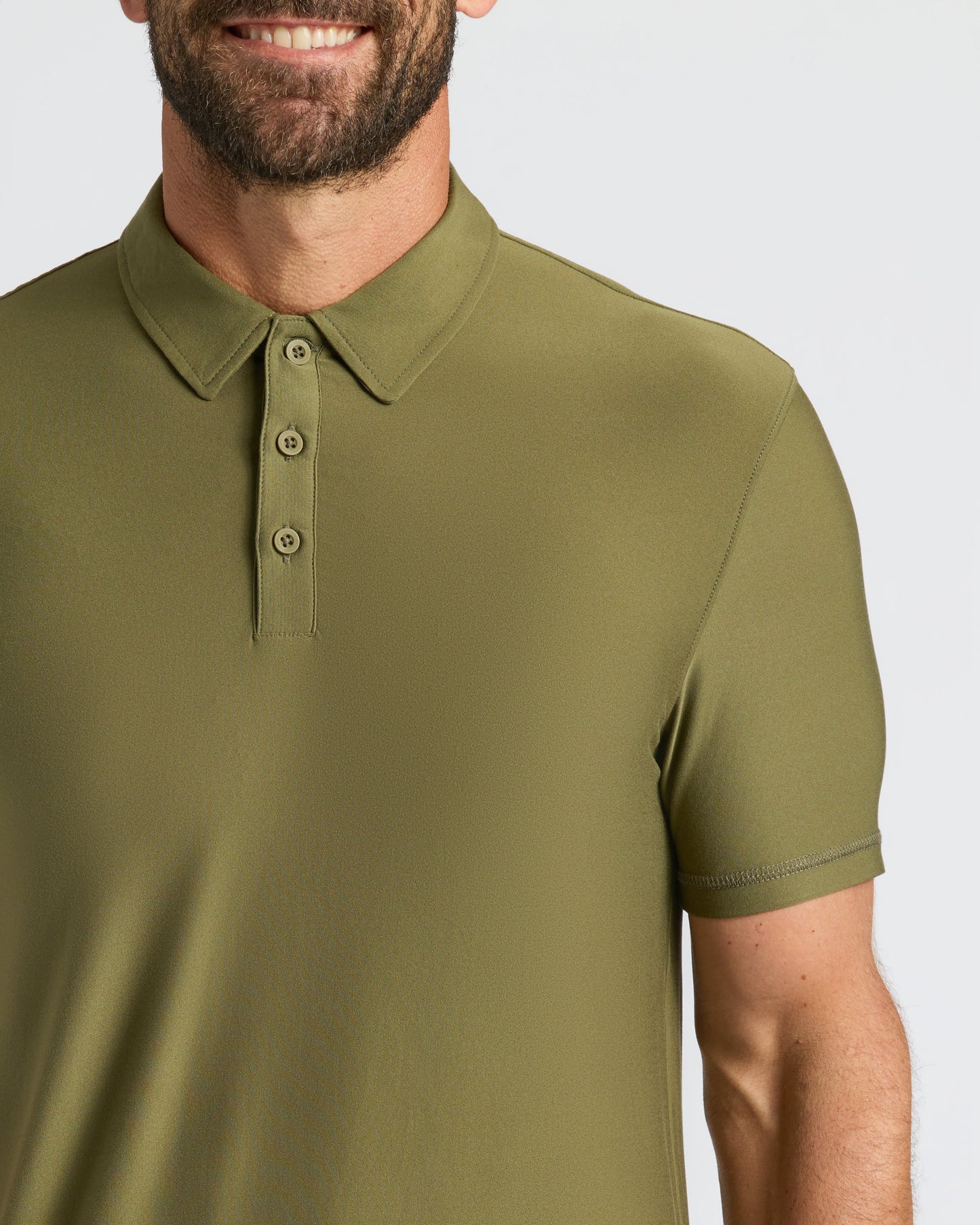 Military Green Active Polo 2.0