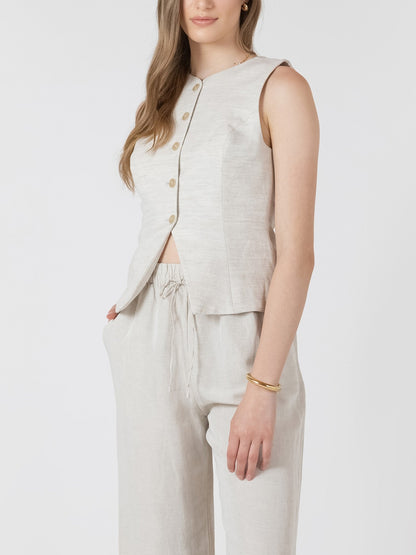 DEX Button Front Vest